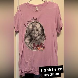 Pink Dolly Parton Tee